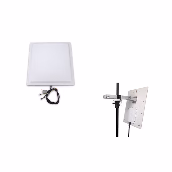 장거리 UHF RFID 리더, 실외 차량 추적을 위한 Wiegand/TCP/WiFi 기능이 있는 12dBi 안테나