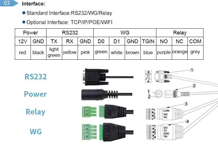 UHF RFID Reader and Writer ISO18000-6c EPC Gen 2 Protocol Integrated Passive RFID Tag Reader