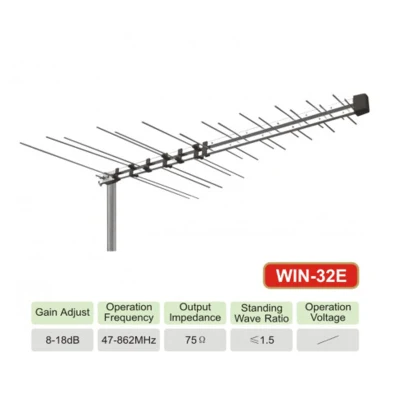 공장 공급 32-E 새로운 실외 디지털 TV 안테나 VHF 및 UHF 미국 시장용