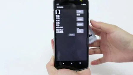 지문 판독기를 갖춘 휴대용 산업용 PDA 바코드 스캐너 Android 9.0