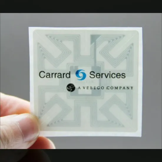 13.56MHz RFID Hf MIFARE 클래식 1K NFC 자체 접착 비닐 인쇄 스티커 전자 제품 라벨
